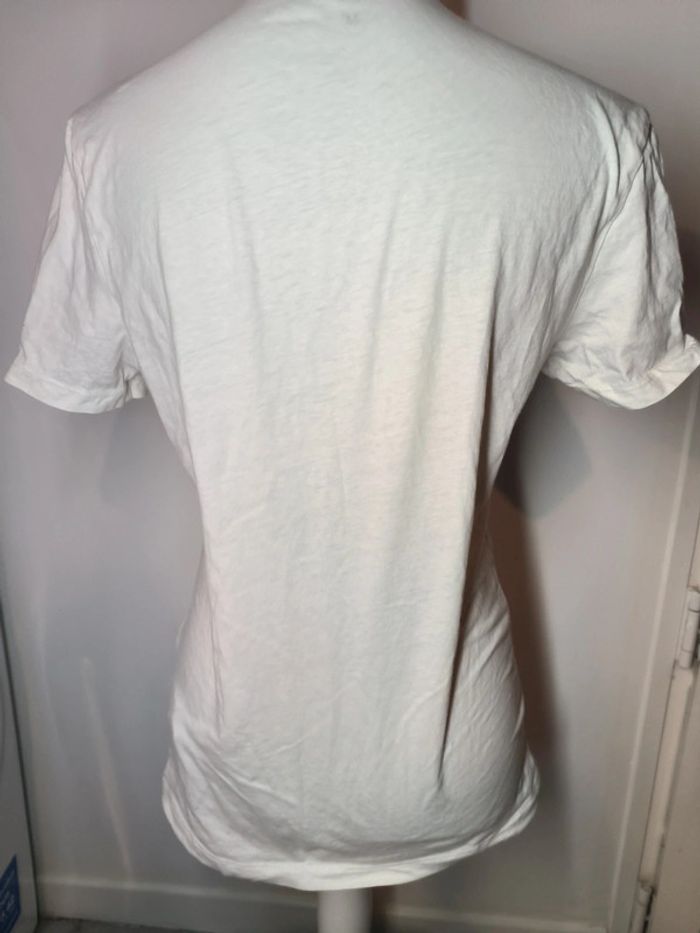 T-shirt T M blanc - photo numéro 2