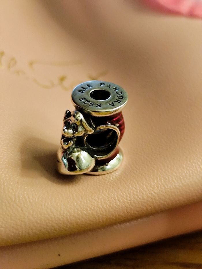 charm disney pandora bobine souris cendrillon