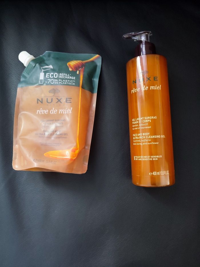 Gel lavant surgras visage et corps et gant exfoliant - photo numéro 5