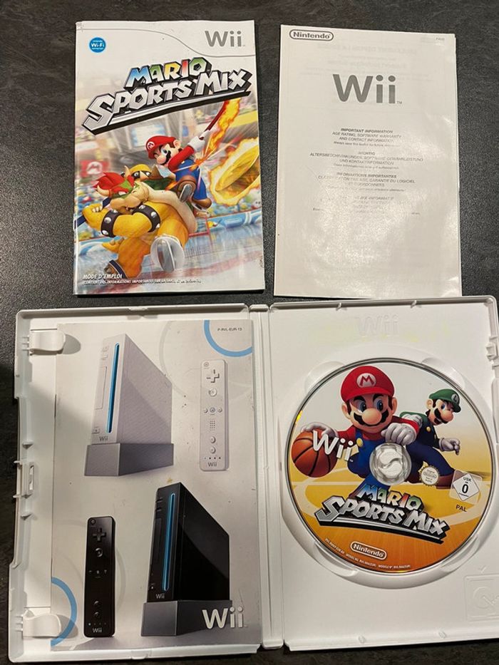 Jeu Mario Sports Mix#nintendo Wii - photo numéro 2