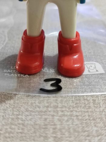 Playmobil vintage paire de chaussure botte rouge