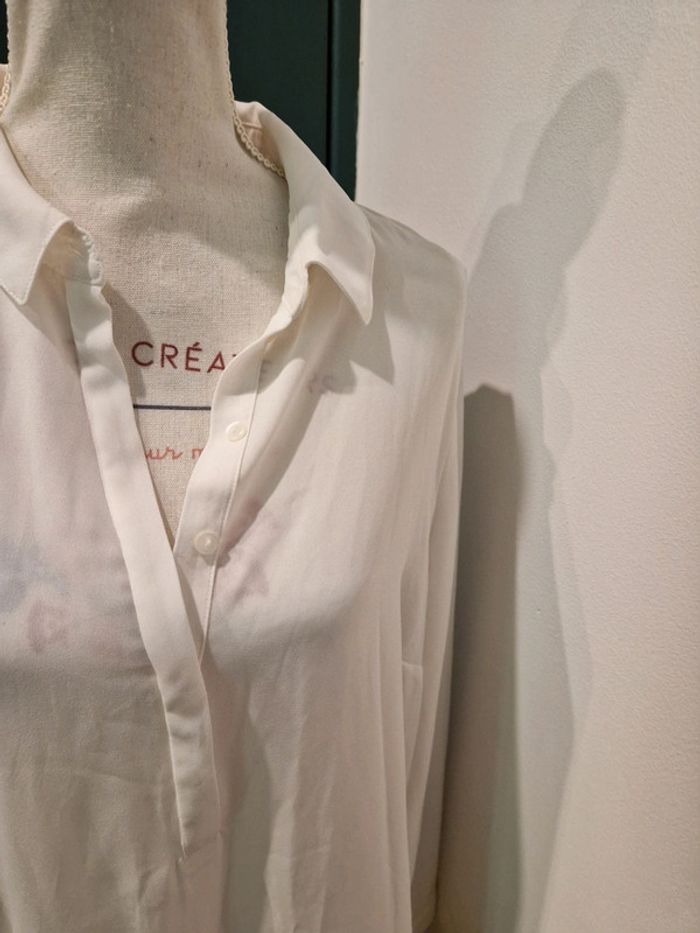 Blouse blanche Esmara_T.M/L - photo numéro 2