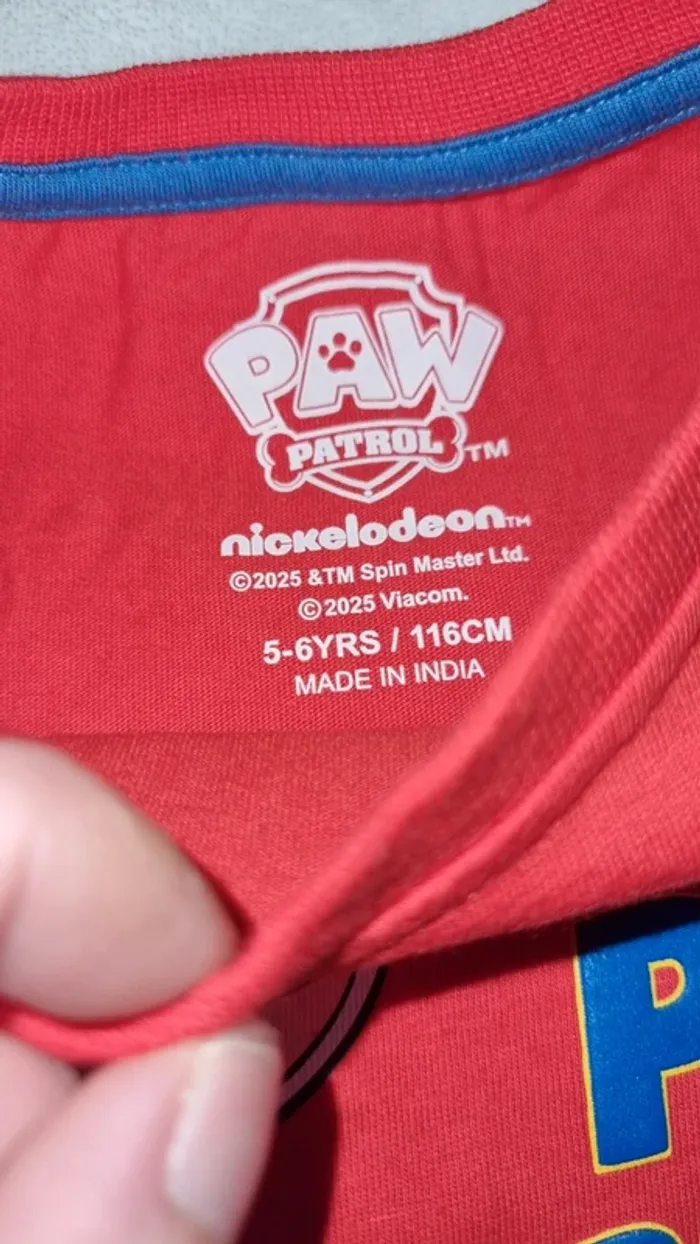 Pyjama short pat patrouille 5/6 ans neuf - photo numéro 11