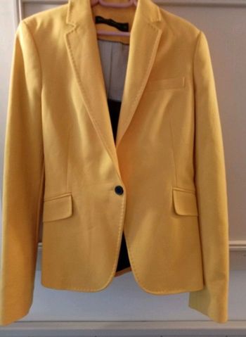 Blazer femme Zara jaune 