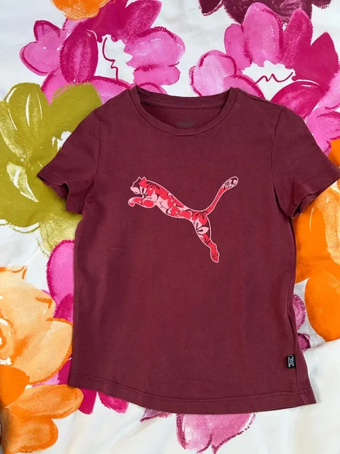 T shirt fille puma 7-8 ans - photo numéro 4