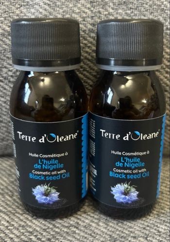 2 huiles cosmétique à l’huile de nigelle