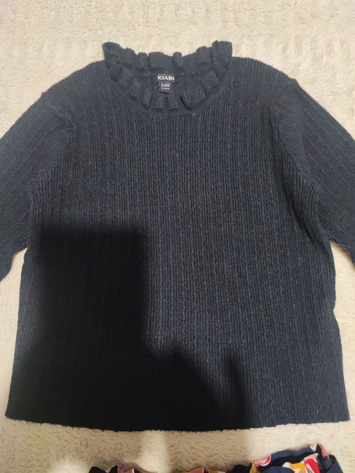 Ensemble mi-saison fleurie taille 6 ans - photo numéro 5