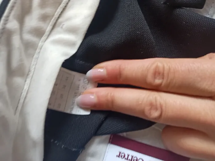 Pantalon coupe cigarette T 38 en bon état - photo numéro 3