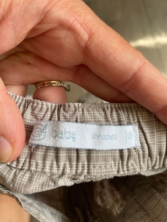 ensemble pantalon - pull sans manche 12 mois - photo numéro 3