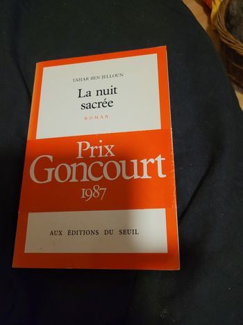 La nuit sacrée Tahar Ben Jelloun