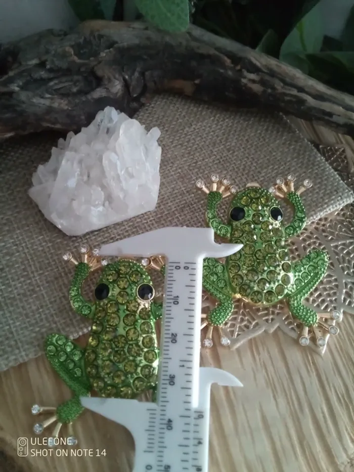 Boucles d'oreilles grenouilles - photo numéro 2