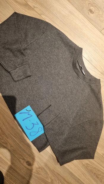 Pull haut court Zara taille S/M gris anthracite foncé