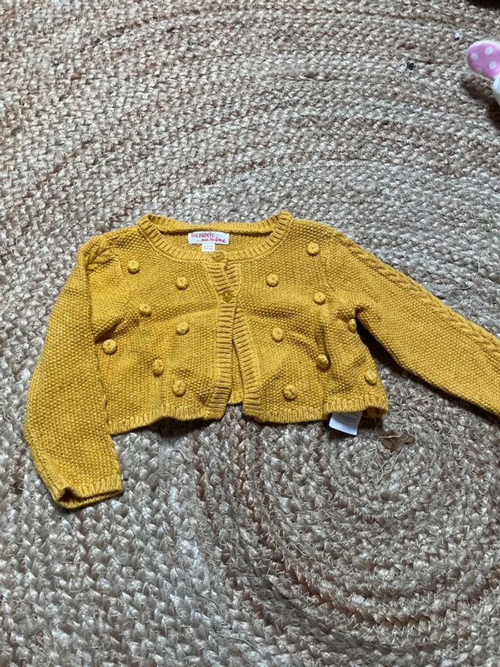 Gilet en maille bébé fille