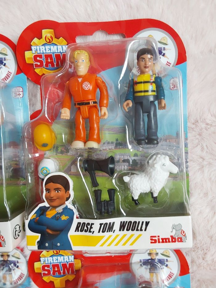 Lot de 4 paquets de figurines Sam le Pompier - photo numéro 3