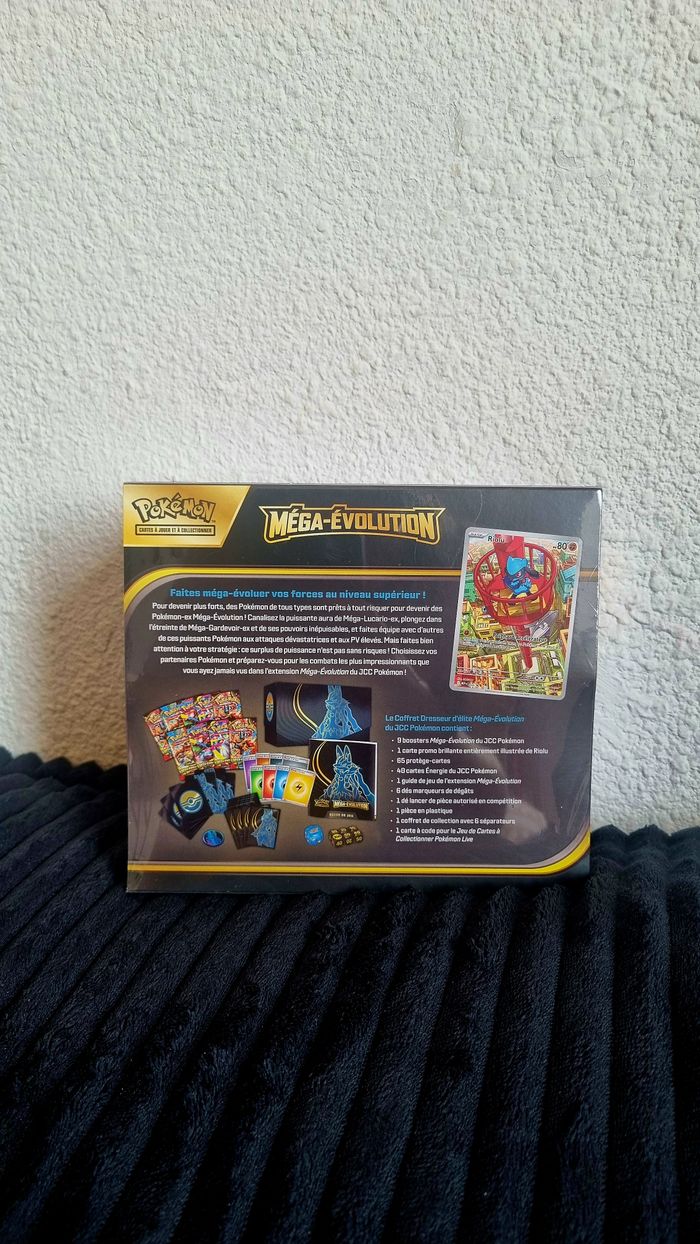 ETB Pokémon Méga Évolution – Méga Lucario Neuf & Scellé - photo numéro 2