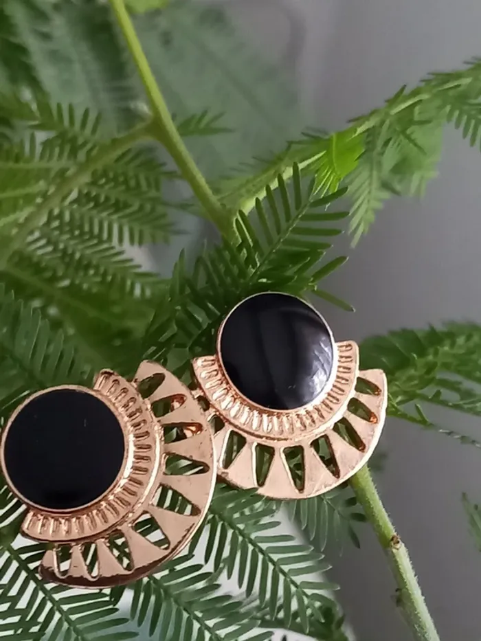 Boucles d'oreilles vintage a clip - photo numéro 8