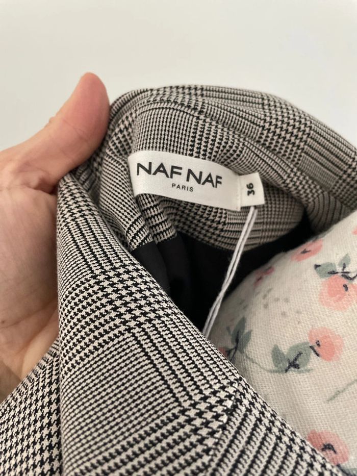 Blazer à carreaux Naf Naf neuf - photo numéro 5