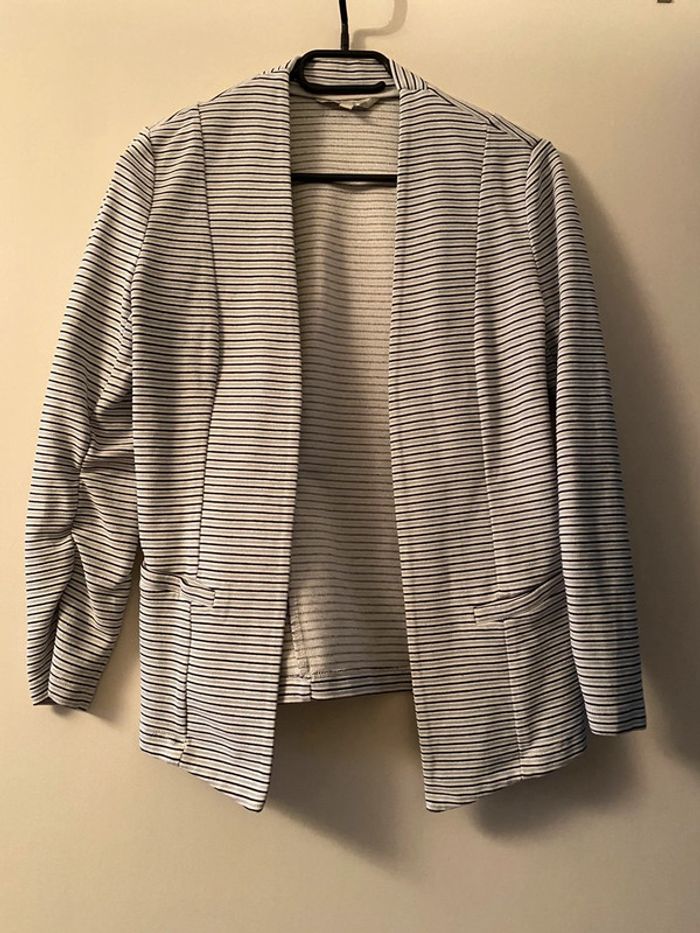 Blazer rayé Tom Tailor Denim Taille S