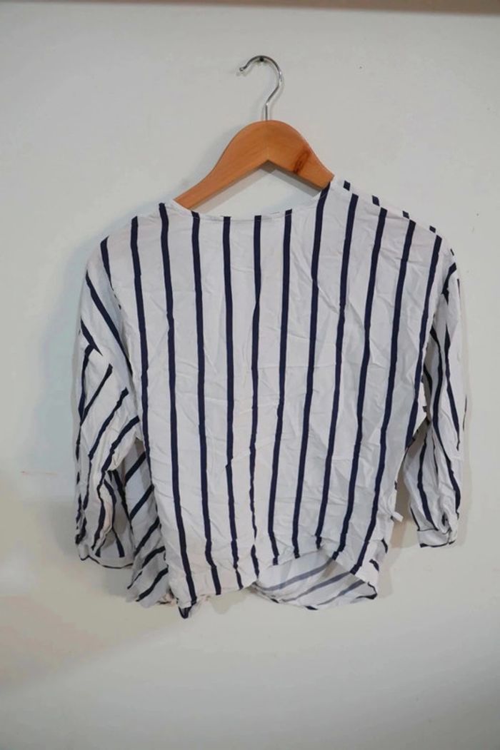 C43 blouse cardigan rayé Only 38 - photo numéro 2