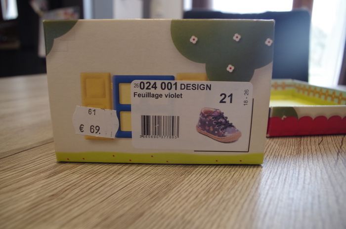 Chaussures Cuir Bellamy - Modèle "Feuillage Violet" - Pointure 21 - photo numéro 8