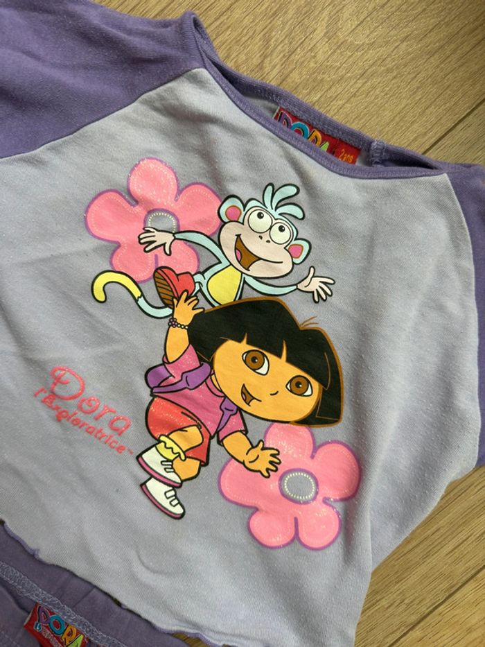 Pyjama Dora l’exploratrice violet en 2ans - photo numéro 2