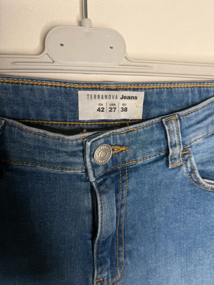🦋 Jeans Taille Haute Terranova / foncé - T/M 🦋 - photo numéro 3