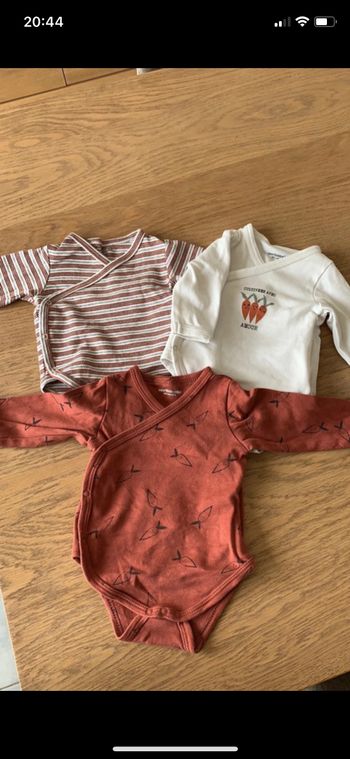 Lot 7 bodies manches longues