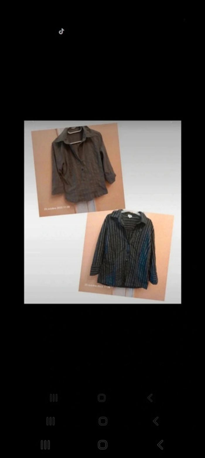 Lot de 2 tuniques femme taille 40 etam