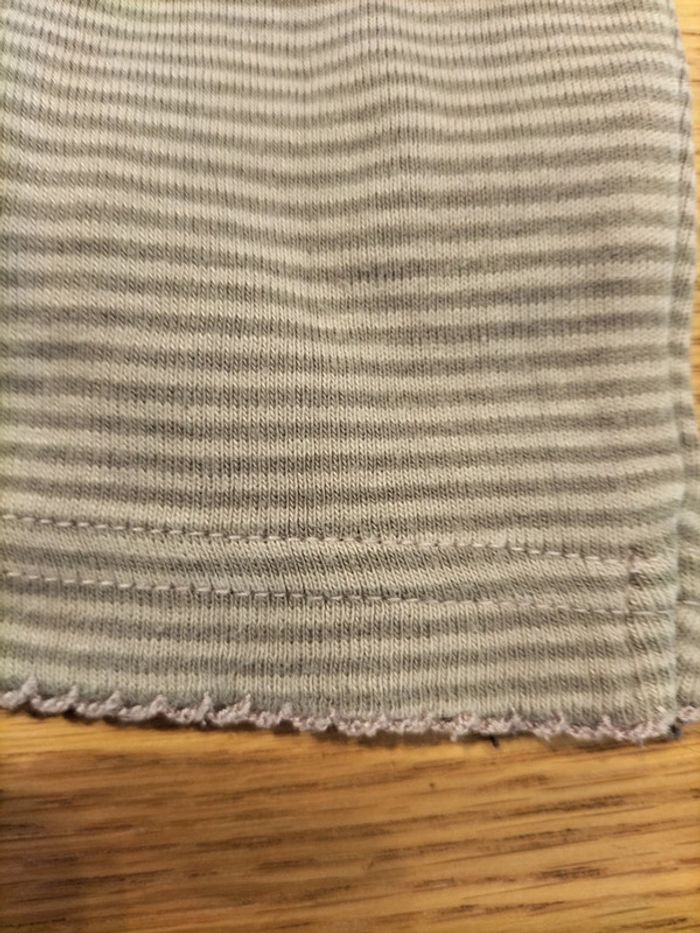 Lot de 3 tee-shirts col montant rayés - Lisa rose / Okaïdi / Vinyl fraise - 10 ans - photo numéro 5