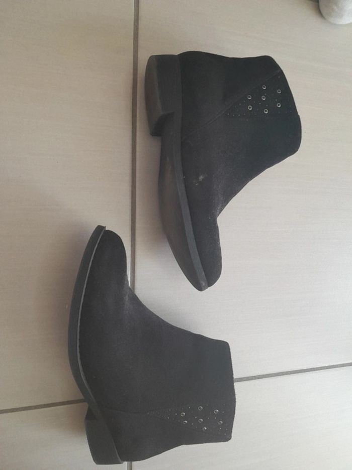 Bottines basses noires fille 34 - photo numéro 2