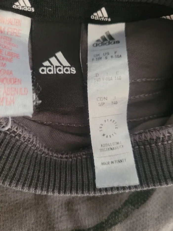Tee-shirt Adidas - 9/10 ans - photo numéro 3