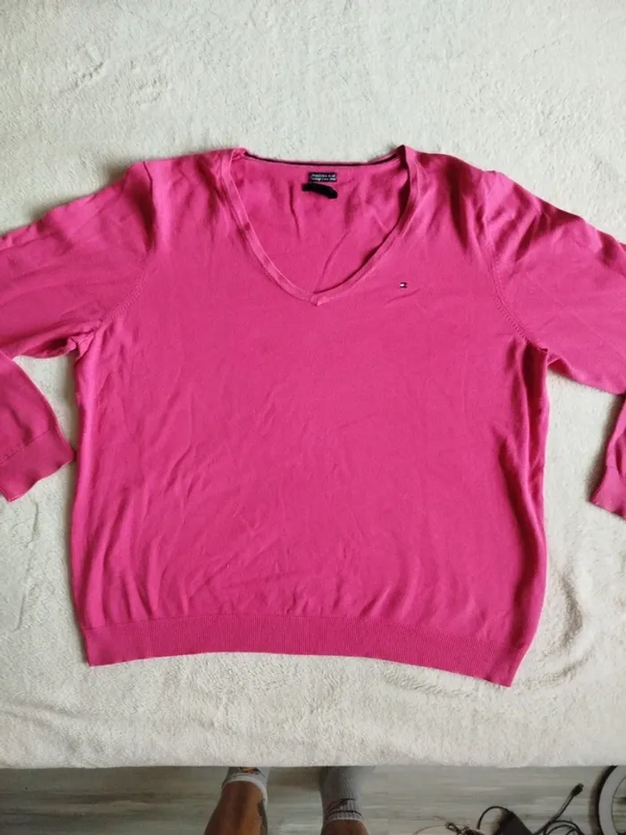 Pull vintage femme Tommy Hilfiger taille XXL - photo numéro 5