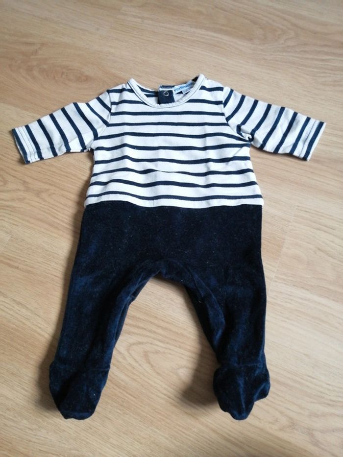 Pyjama velours 1 mois