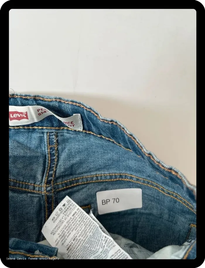 Jean Levi's Homme Bleu | 514 Performance Straight | Taille W30 L32 | Très Bon État | BP70 - photo numéro 5