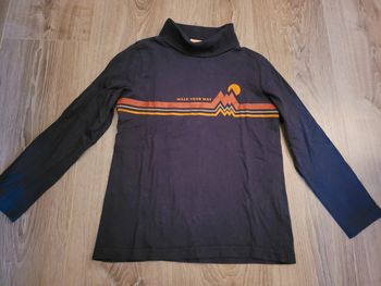 Sous-Pull bleu foncé ML Tape à l'œil 8 ans
