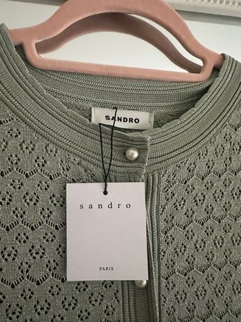 Robe verte sandro neuve