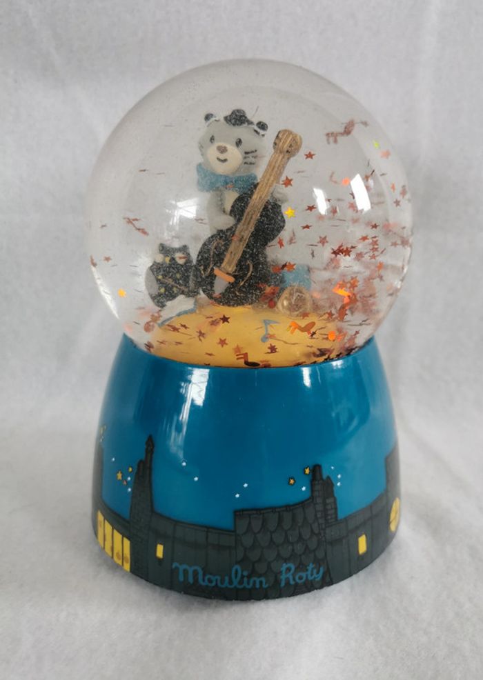 Boule à neige musicale 🎶, collection les moustaches, Moulin Roty - photo numéro 3