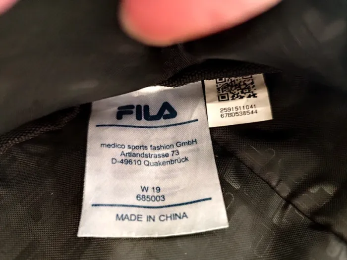 Sac banane sacoche noir fila homme - photo numéro 4