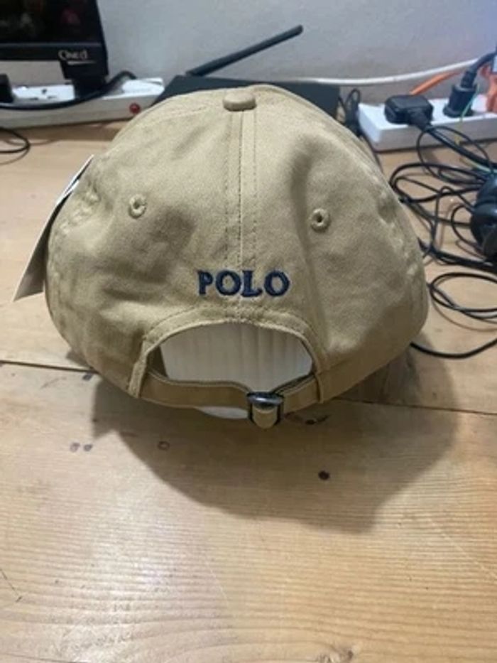 Casquette ralph lauren beige - photo numéro 3