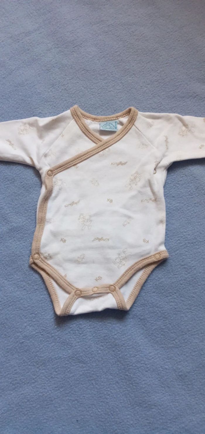 Lot de 2 bodies King bear taille 0 mois - photo numéro 3
