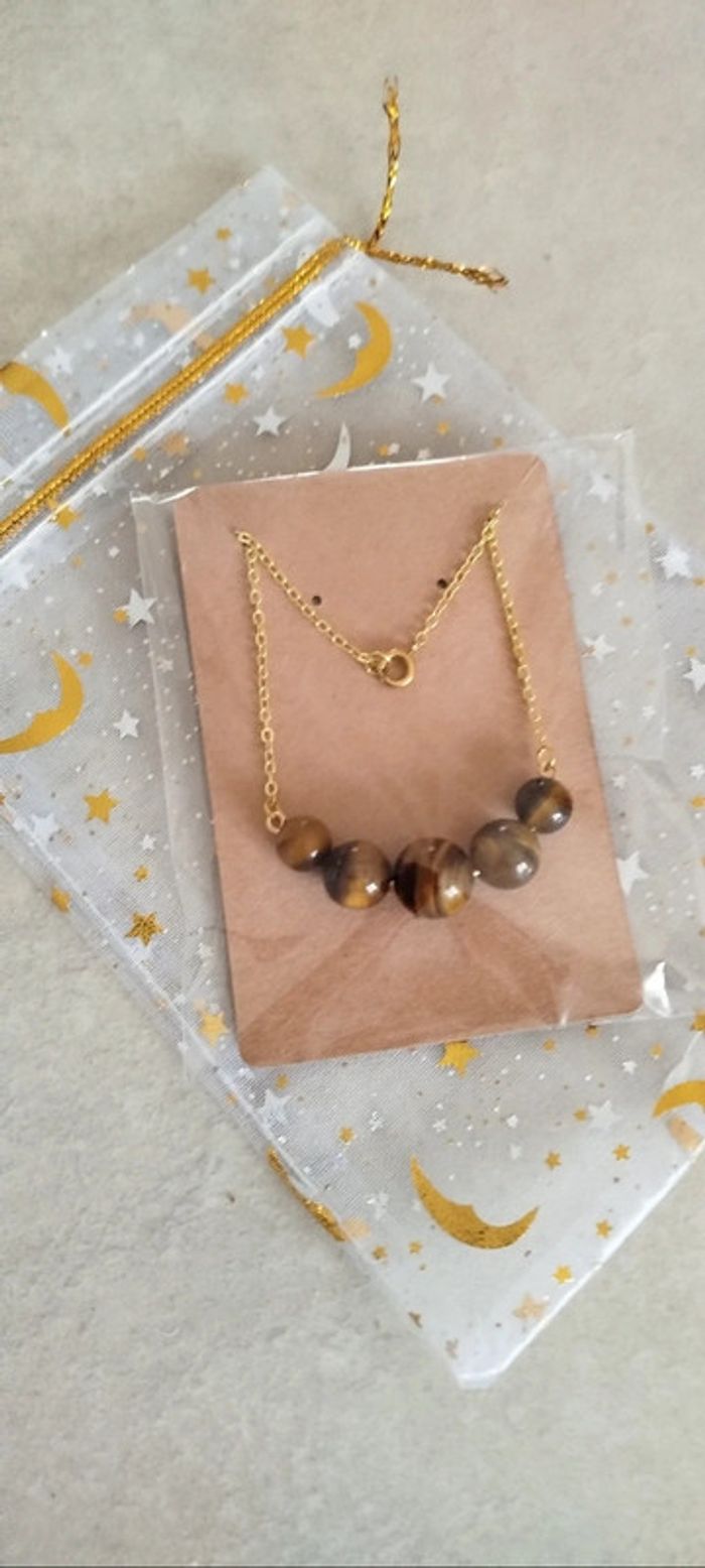 Superbe Collier Œil de Tigre - photo numéro 5