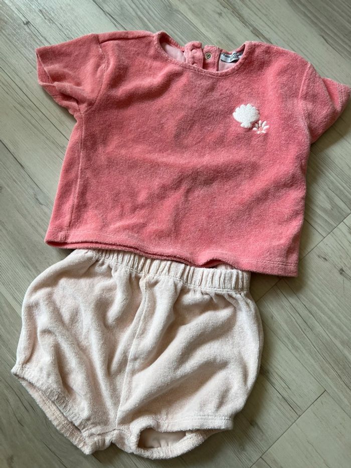Ensemble bébé fille éponge