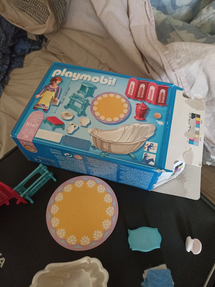 Là salle de bain playmobil - photo numéro 2