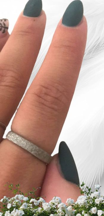 bague argentée