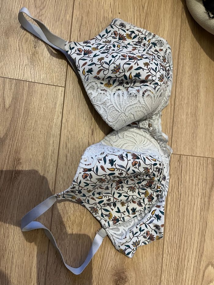 Soutien gorge taille 100 D rouge gorge - photo numéro 2