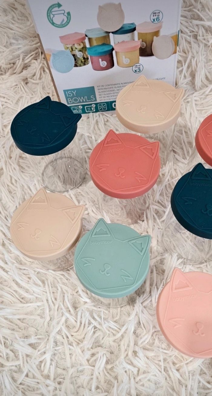 Lot de 9 pots en verre Isybowl Babymoov - photo numéro 3