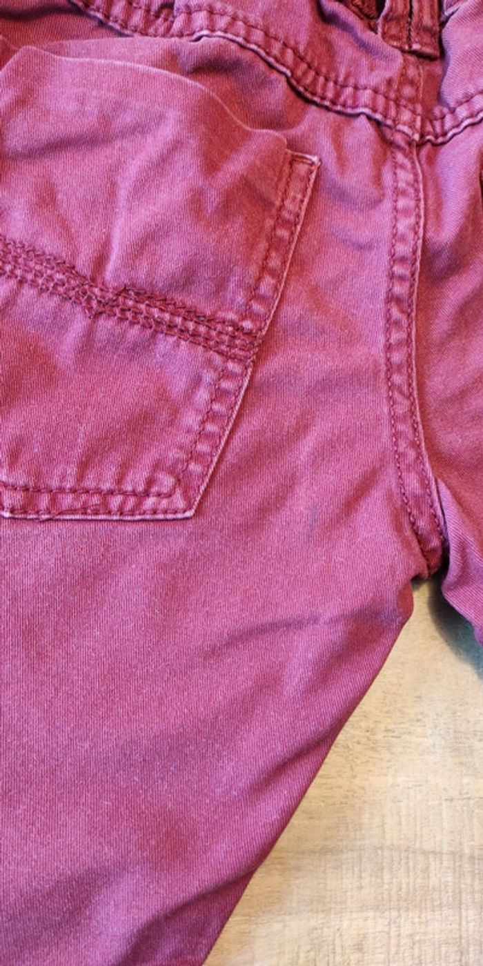 Pantalon rouge bordeaux - photo numéro 5