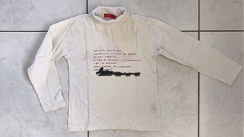 Pull col roulé garçon 5/6 ans