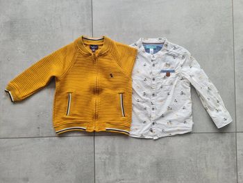 Ensemble gilet et chemise manche longue 3 ans