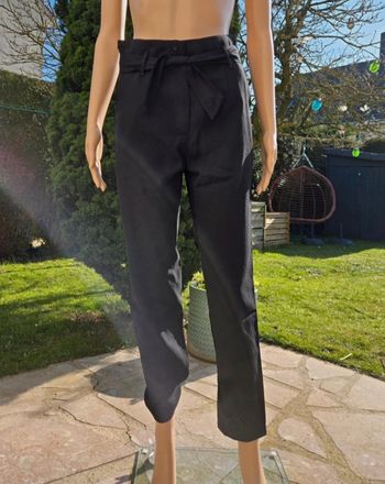 Pantalon cigarette noir taille S